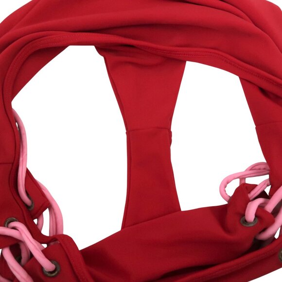 LOVERS & FRIENDS Lace up bikini sz M swimsuit - Picture 7 of 10